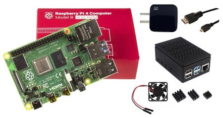 Kit Raspberry Pi 4 B 4gb Original + Fuente 3A + Gabinete + Cooler + Cable HDMI + Disip